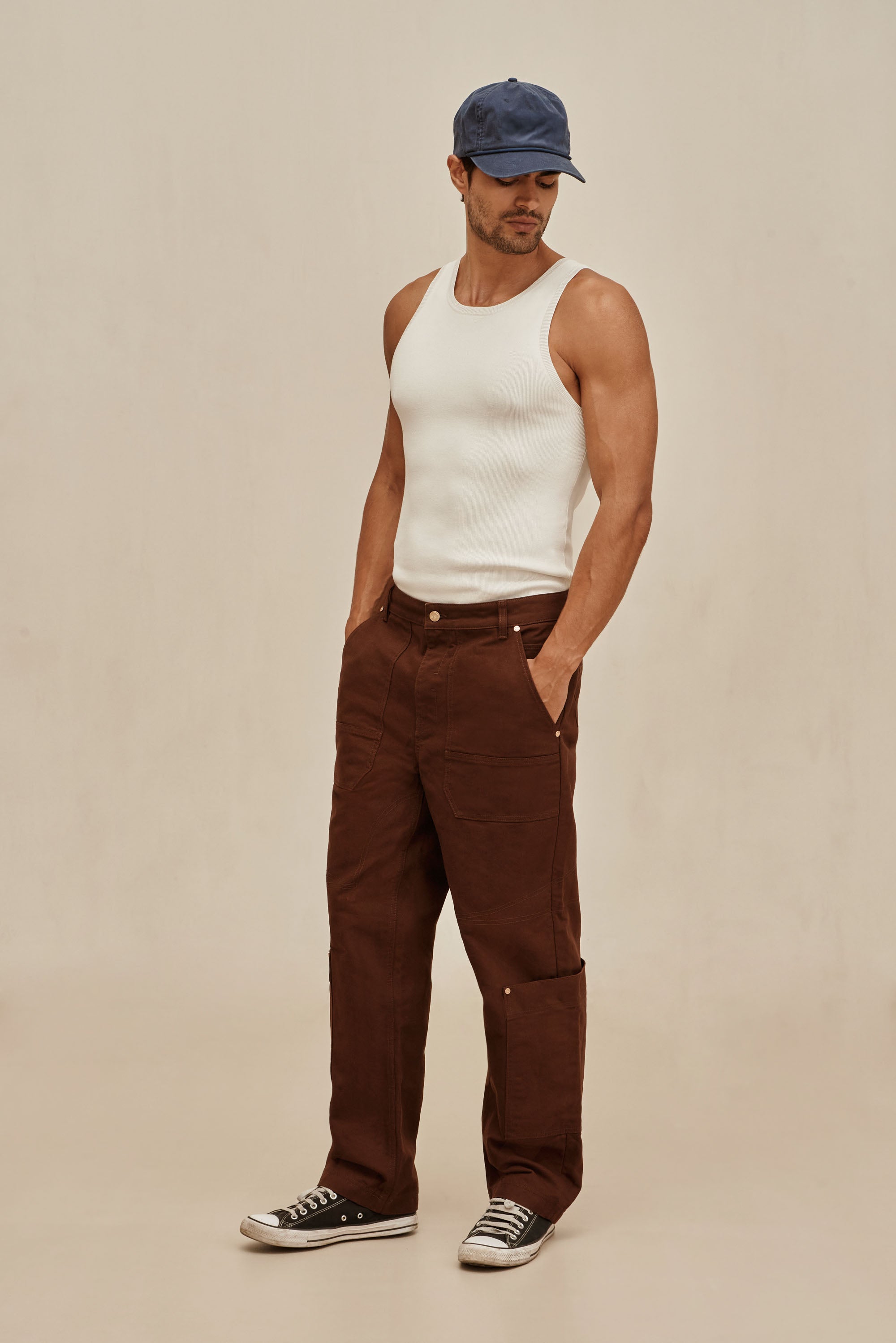 ELIOT KNIT TANK - OFF WHITE