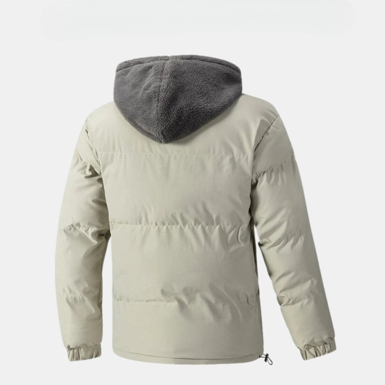 Chaqueta de invierno L.R acolchada con capucha de forro polar || OFERTA DE LIQUIDACIÓN