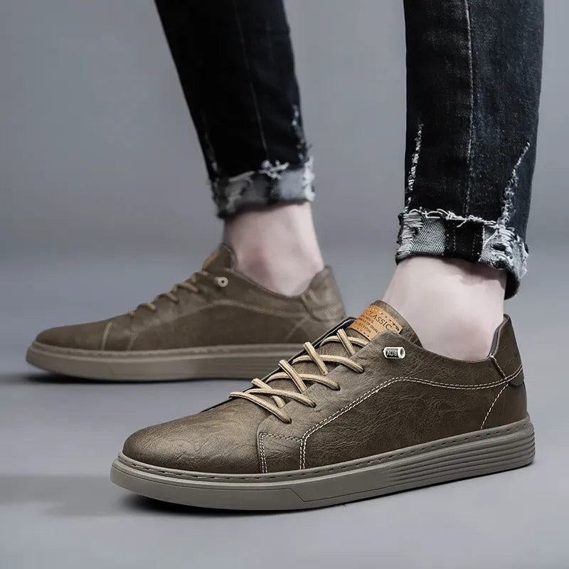 Zapatillas de piel genuina Lusso Passo