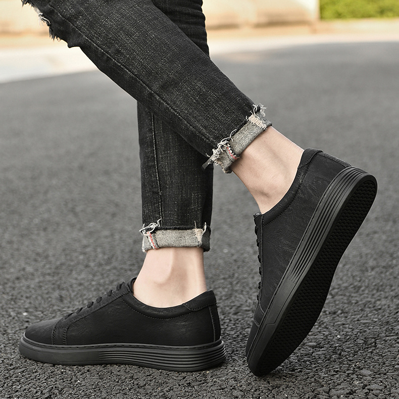 Zapatillas Lusso Italia de cuero auténtico