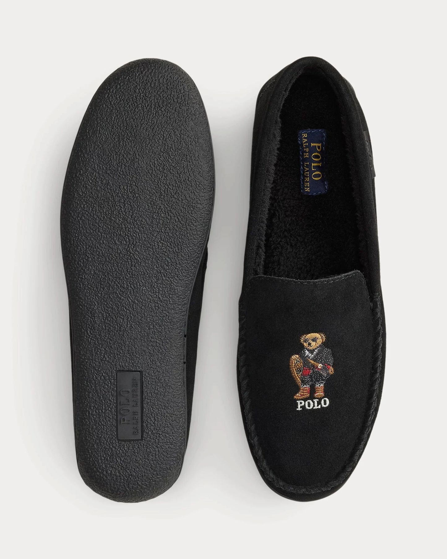 Mocasín de ante con oso polo L.R Brenan