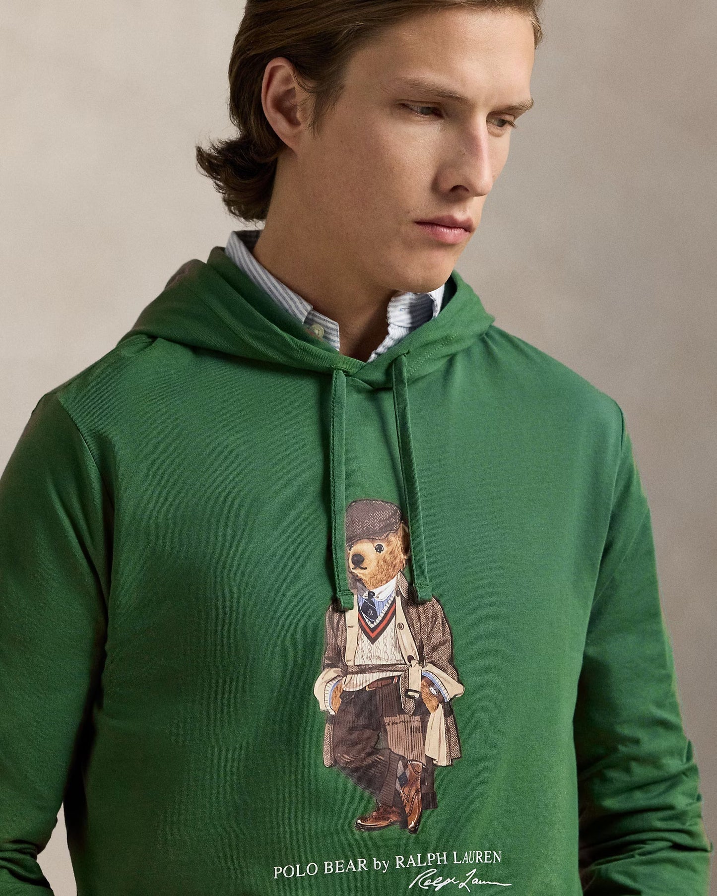 Camiseta con capucha y oso Polo de L.R