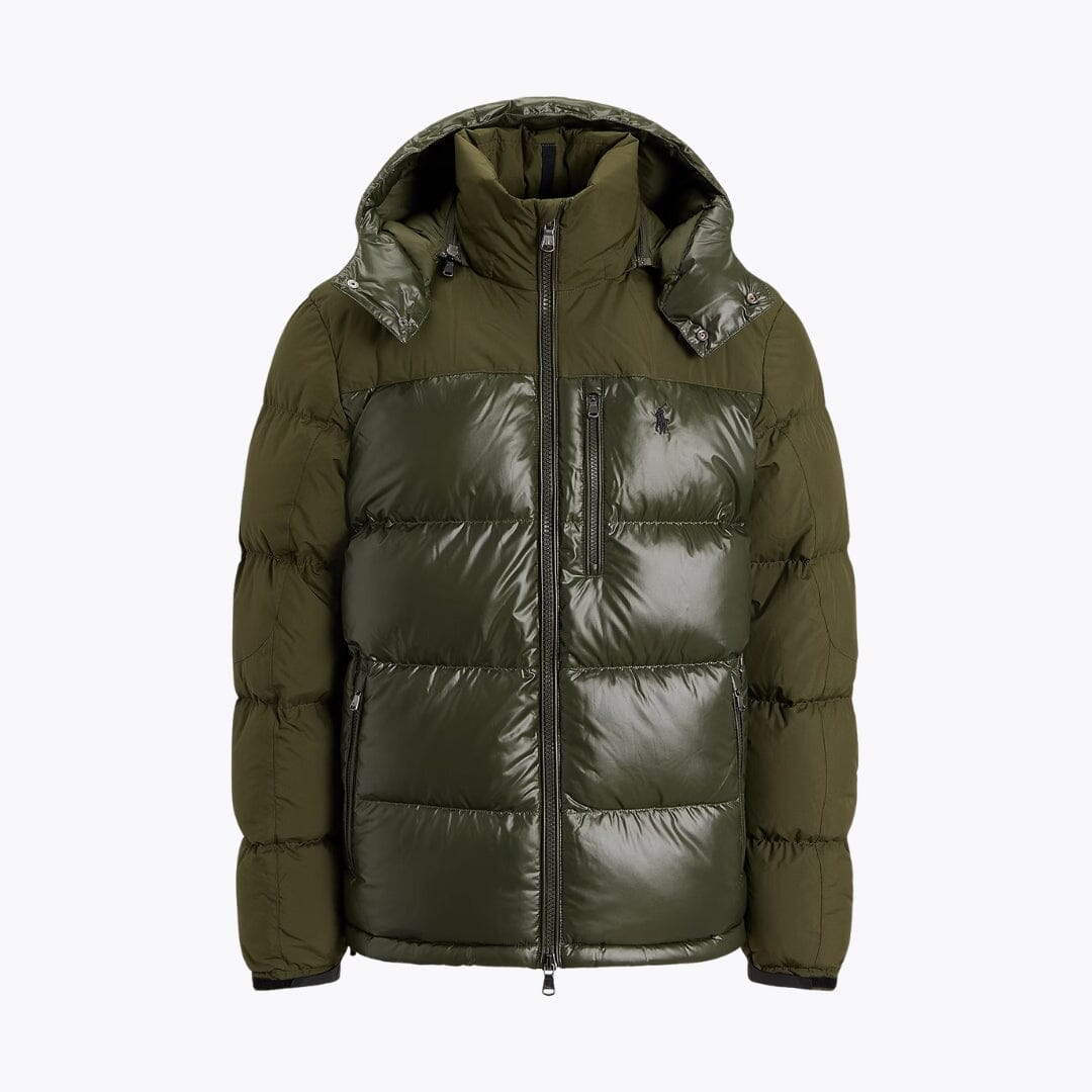 Chaqueta de plumas bicolor L.R Gorham