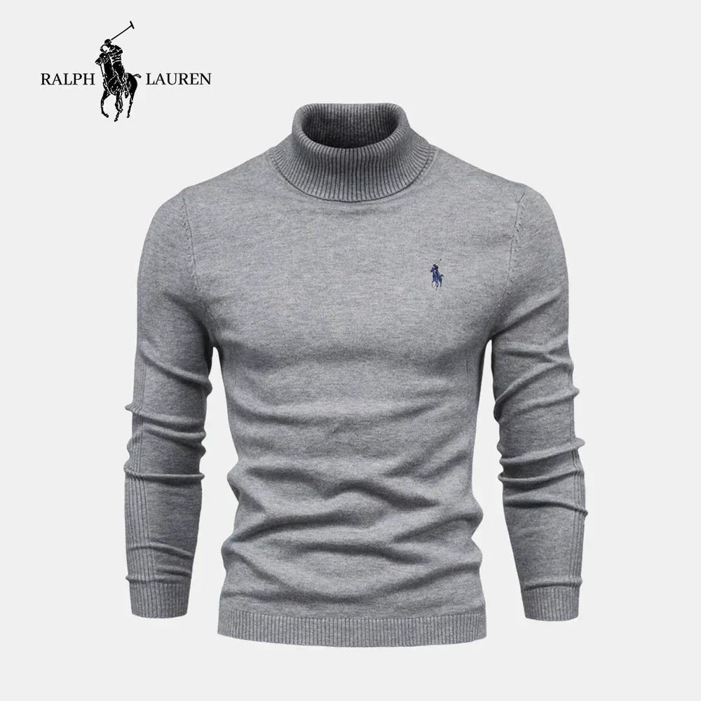 Suéter de cuello alto L.R para hombre (liquidación)