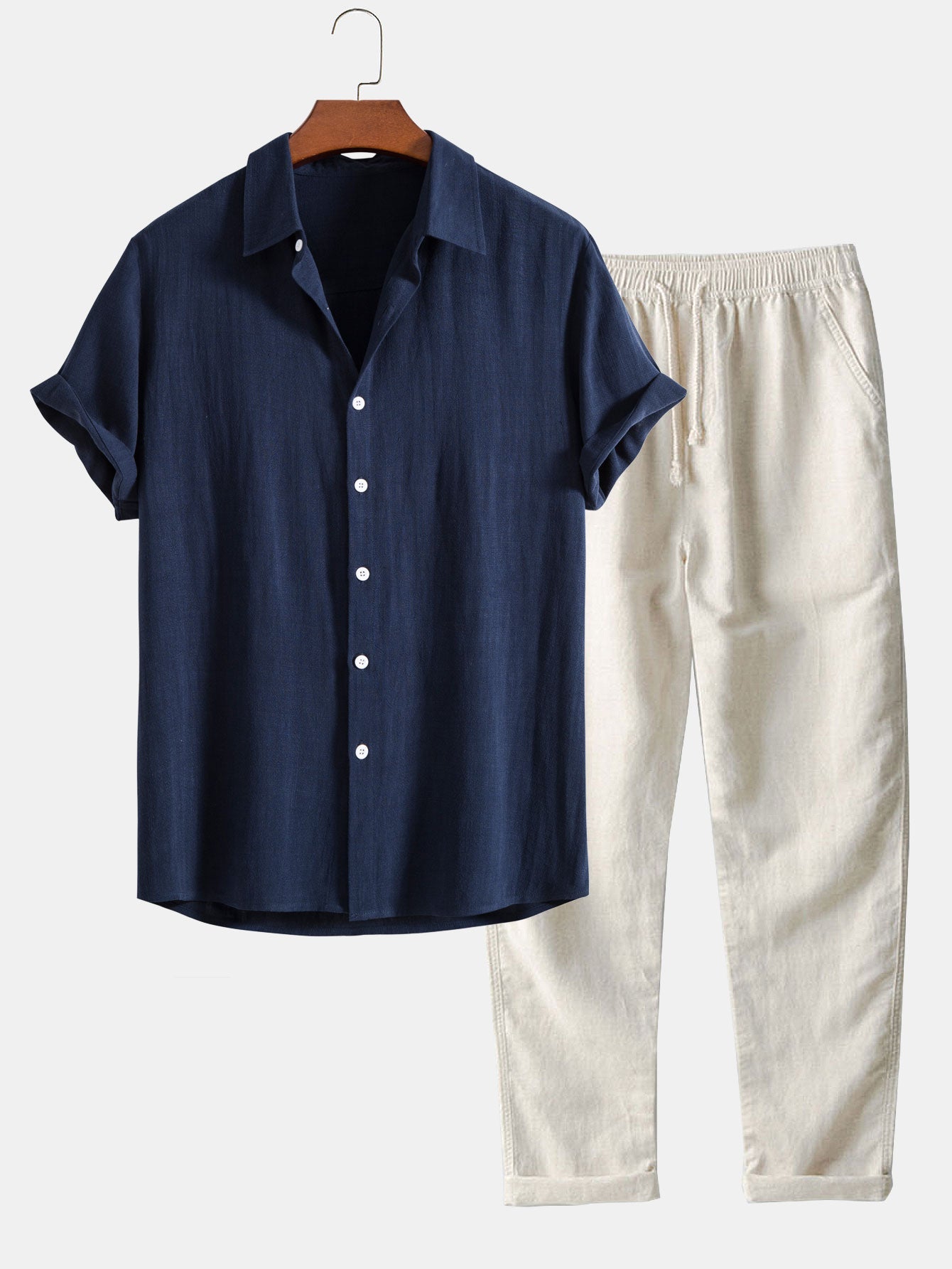 2-delige Chique Casual Linnen Set