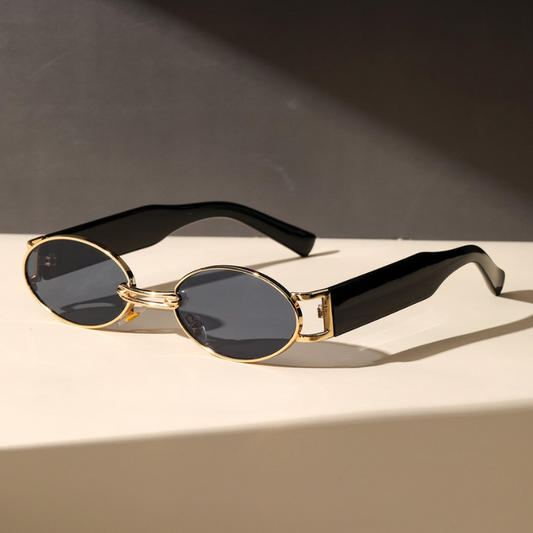 Gafas de sol retro Aura Dorada