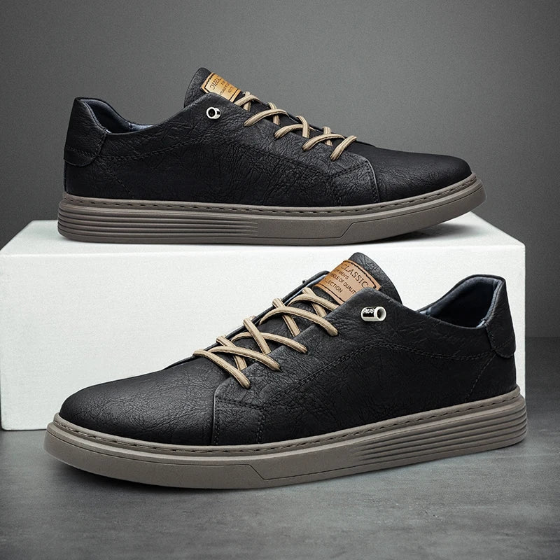 Zapatillas de piel genuina Lusso Passo