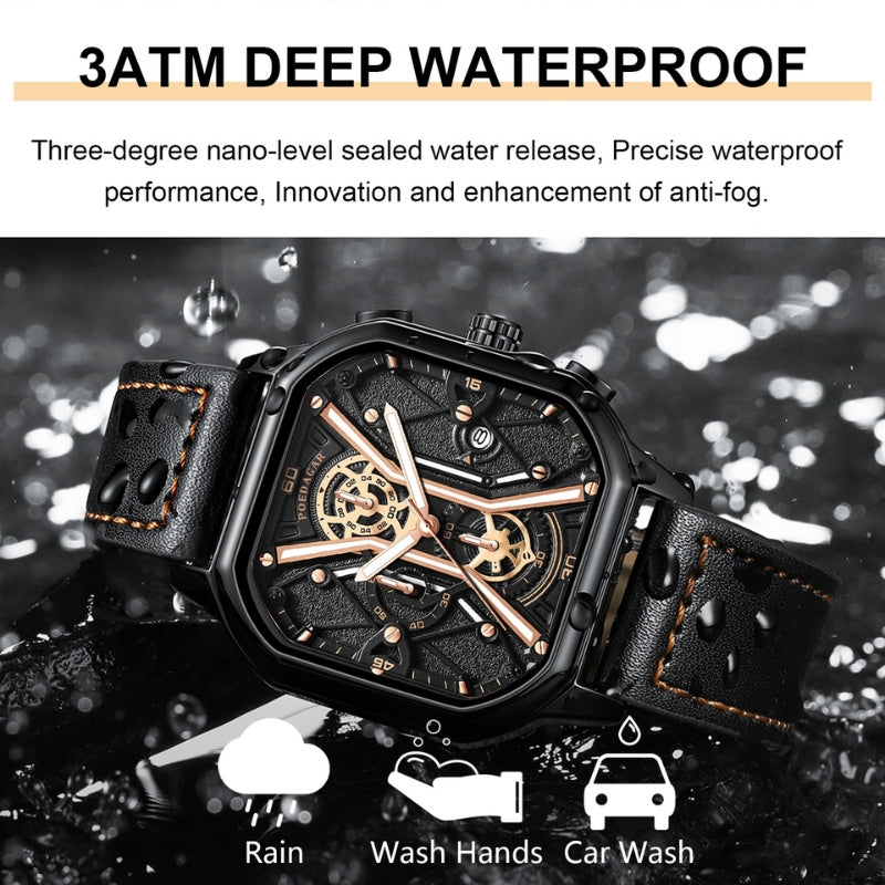 Reloj de élite de obsidiana
