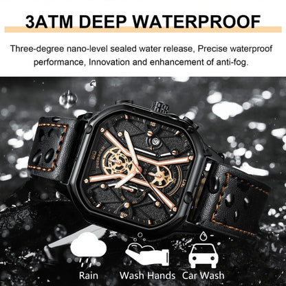 Reloj de élite de obsidiana