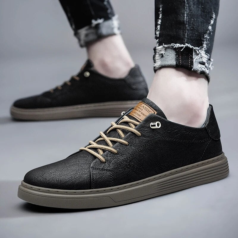 Zapatillas de piel genuina Lusso Passo