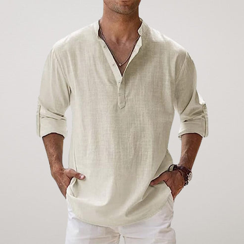Camisa de lino Capri de verano