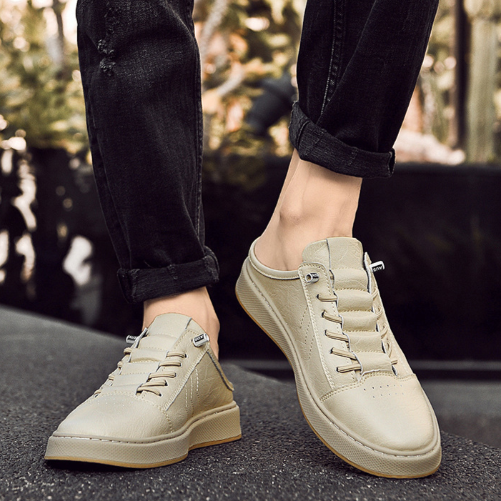 Zapatillas Lusso Passo de Cuero Genuino