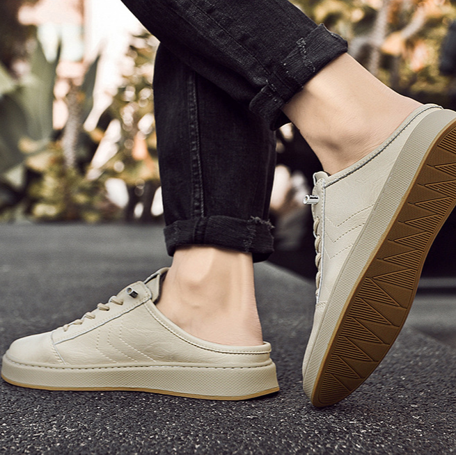 Zapatillas Lusso Passo de Cuero Genuino