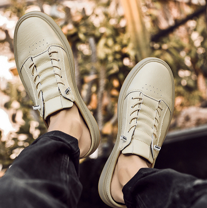 Zapatillas Lusso Passo de Cuero Genuino