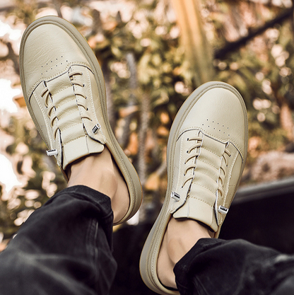 Zapatillas Lusso Passo de Cuero Genuino