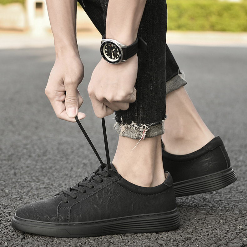 Zapatillas Lusso Italia de cuero auténtico