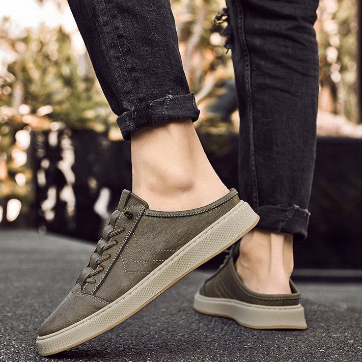 Zapatillas Lusso Passo de Cuero Genuino