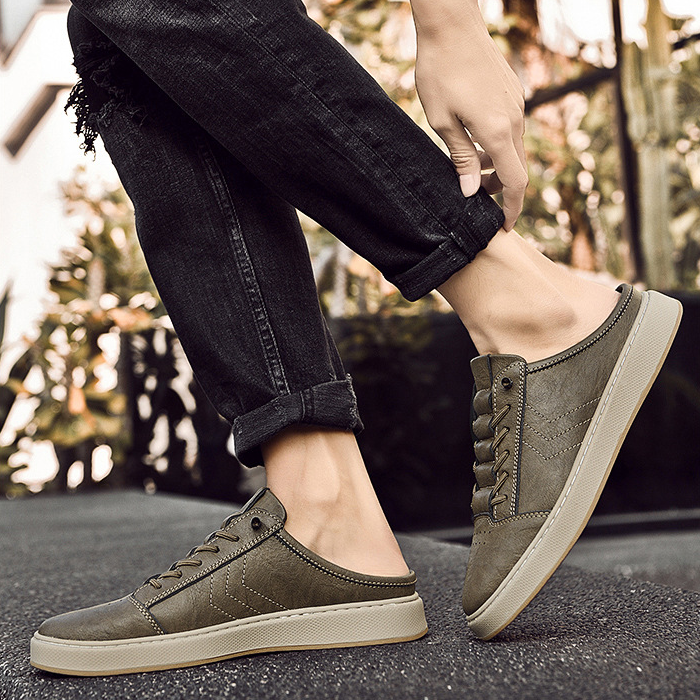 Zapatillas Lusso Passo de Cuero Genuino