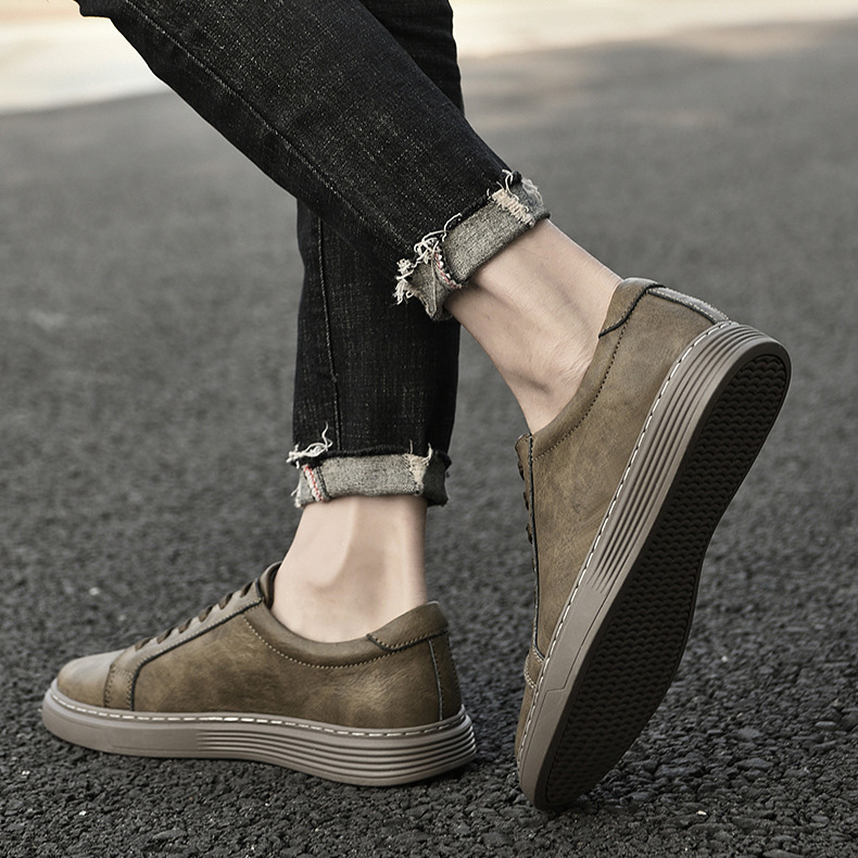 Zapatillas Lusso Italia de cuero auténtico