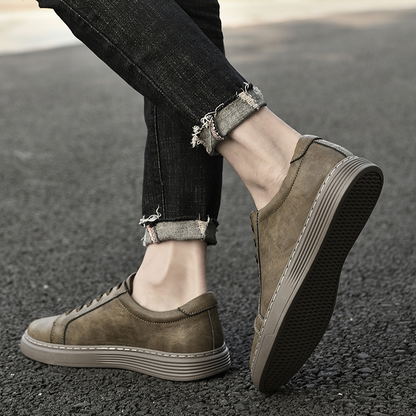 Zapatillas Lusso Italia de cuero auténtico