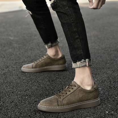Zapatillas Lusso Italia de cuero auténtico