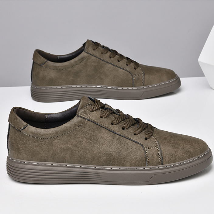 Zapatillas Lusso Italia de cuero auténtico
