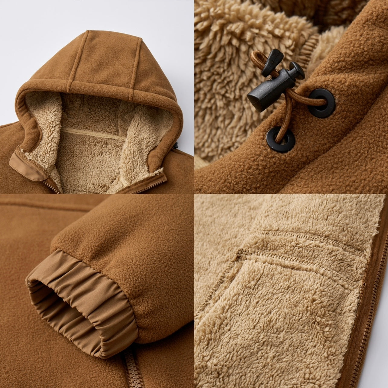Chaqueta con Capucha de Forro Polar Timberline