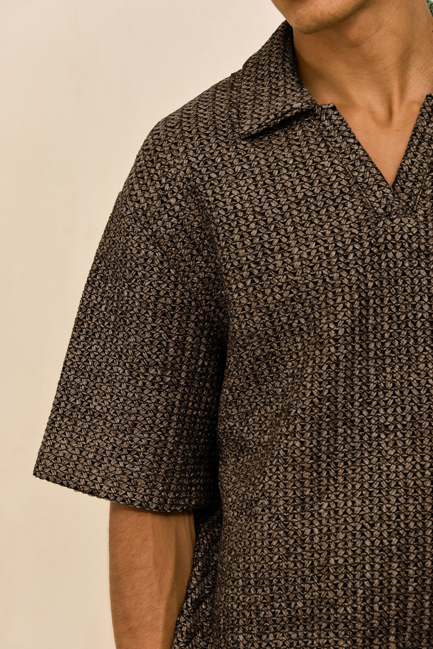 LORENZO SHIRT - DUSTY JAVA