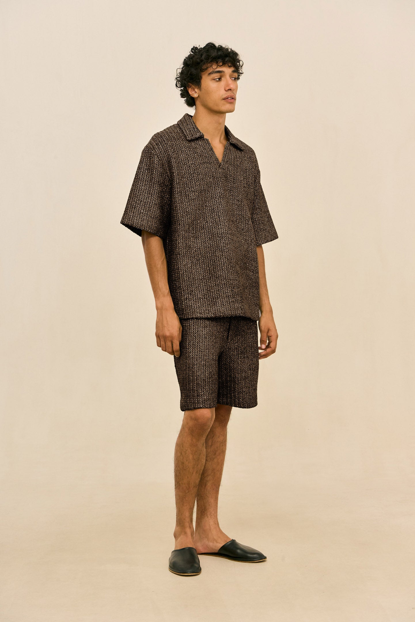 LORENZO SHIRT - DUSTY JAVA