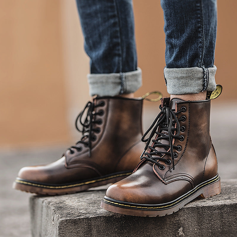 Botas de cuero auténtico Apollo
