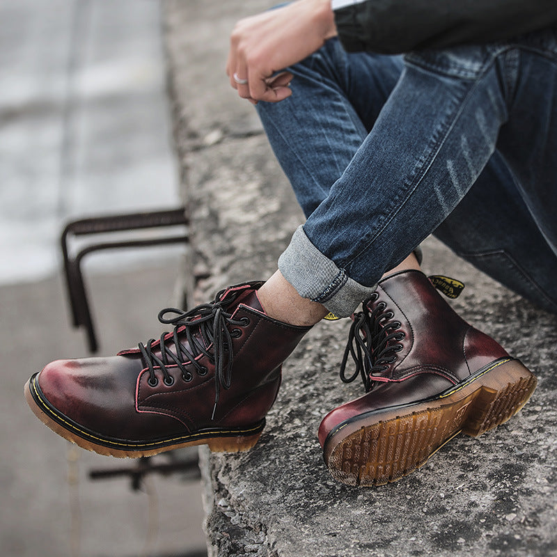 Botas de cuero auténtico Apollo