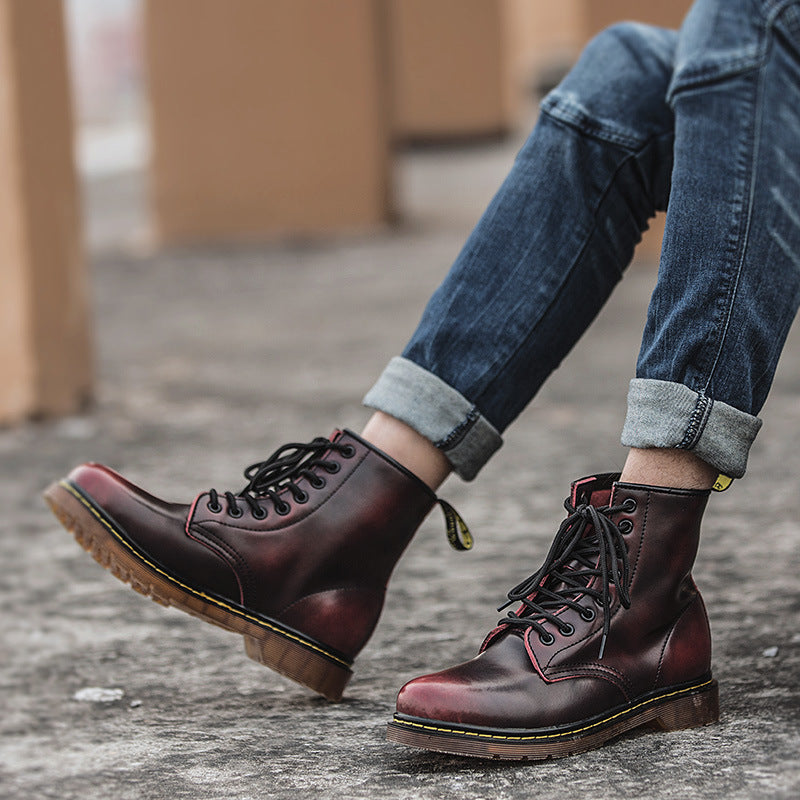Botas de cuero auténtico Apollo