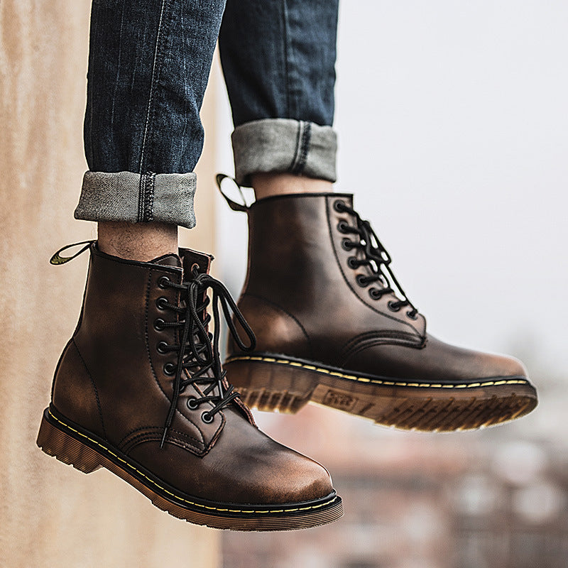 Botas de cuero auténtico Apollo