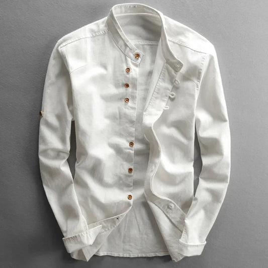 Camisa de lino japonesa Asuka