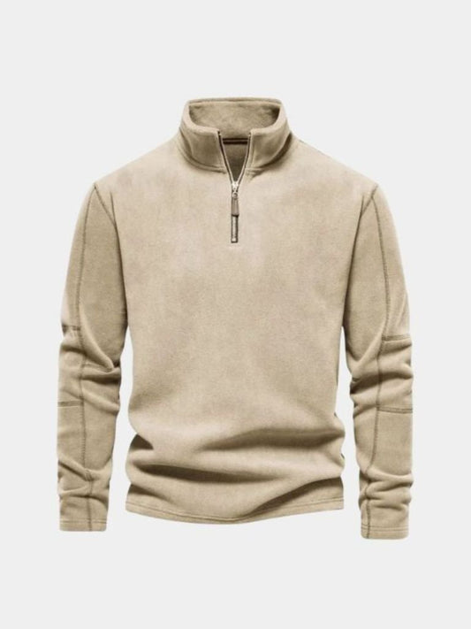 Alpine Rollkragenpullover mit Reißverschluss - Cross & Crown