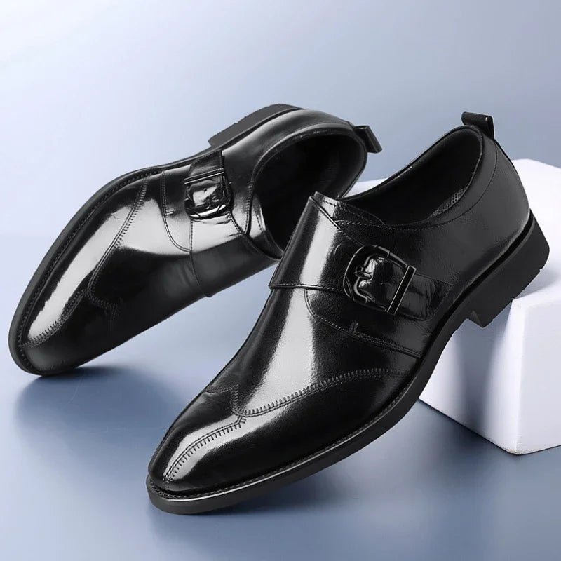 Mocasines Lusso Italiana de cuero genuino