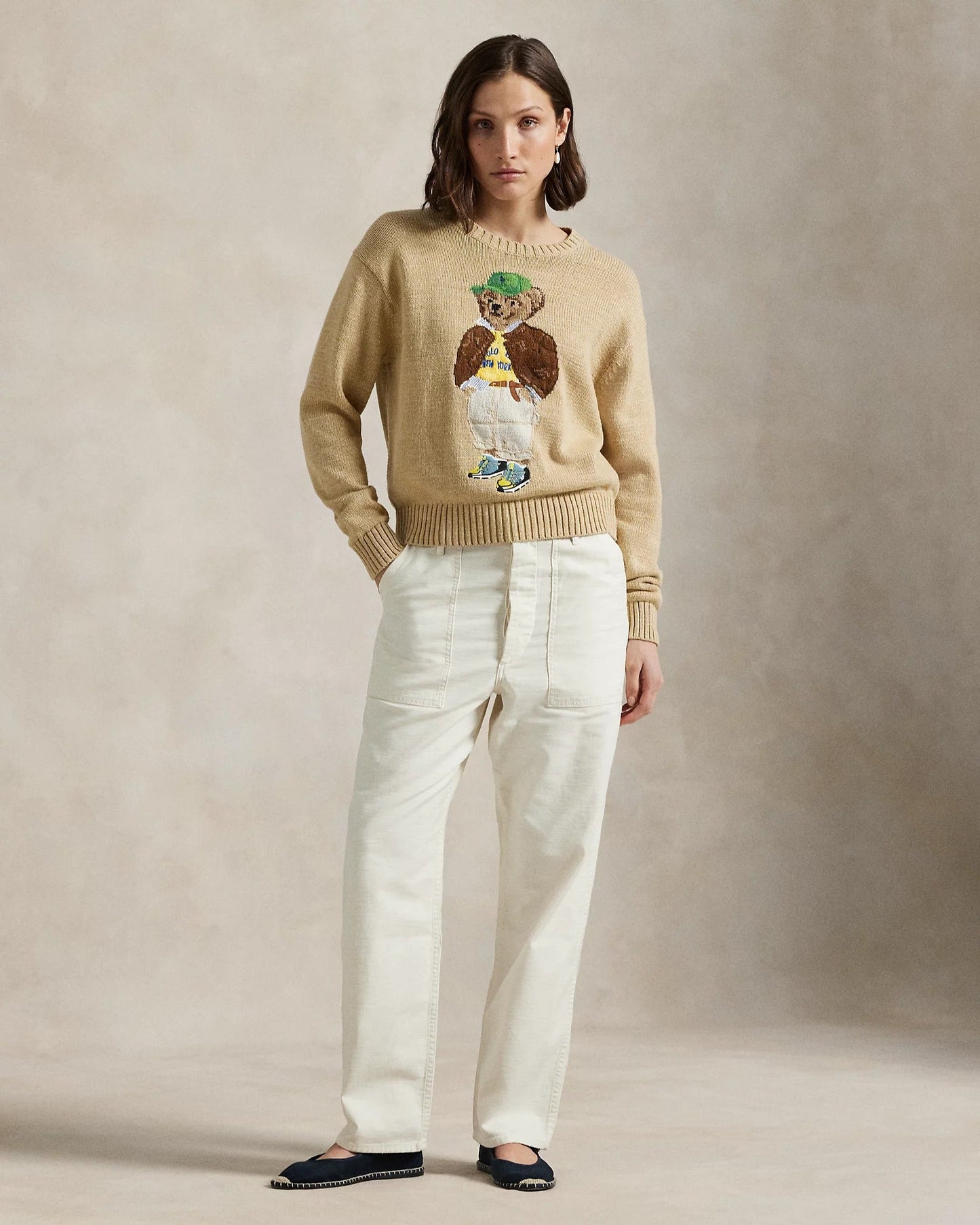 Sudadera L.R. | Polo Bear Beige