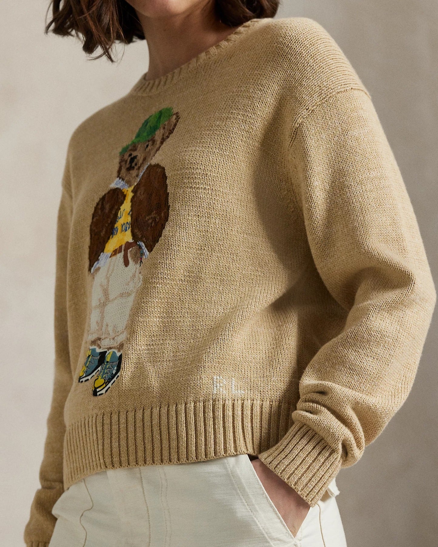 Sudadera L.R. | Polo Bear Beige