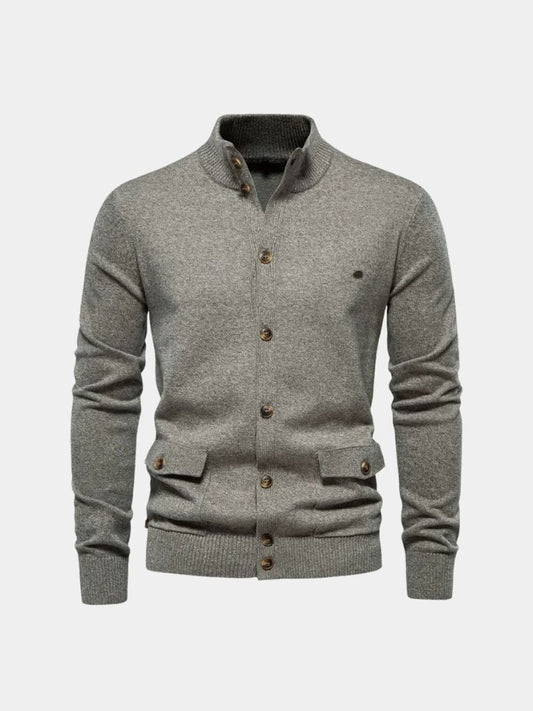 Cross & Crown Basic Strickjacke