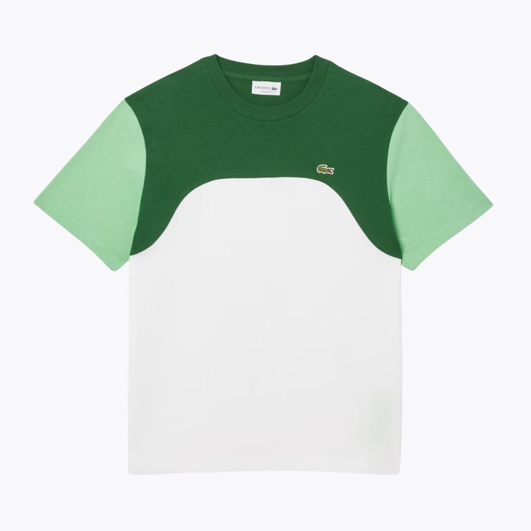 Camiseta de Algodón L.C. con Bloques de Color