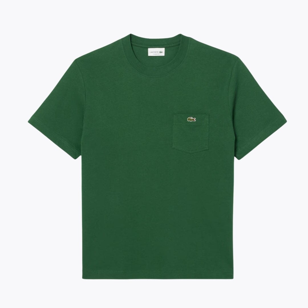 Camiseta de algodón L.C. con bolsillo en el pecho