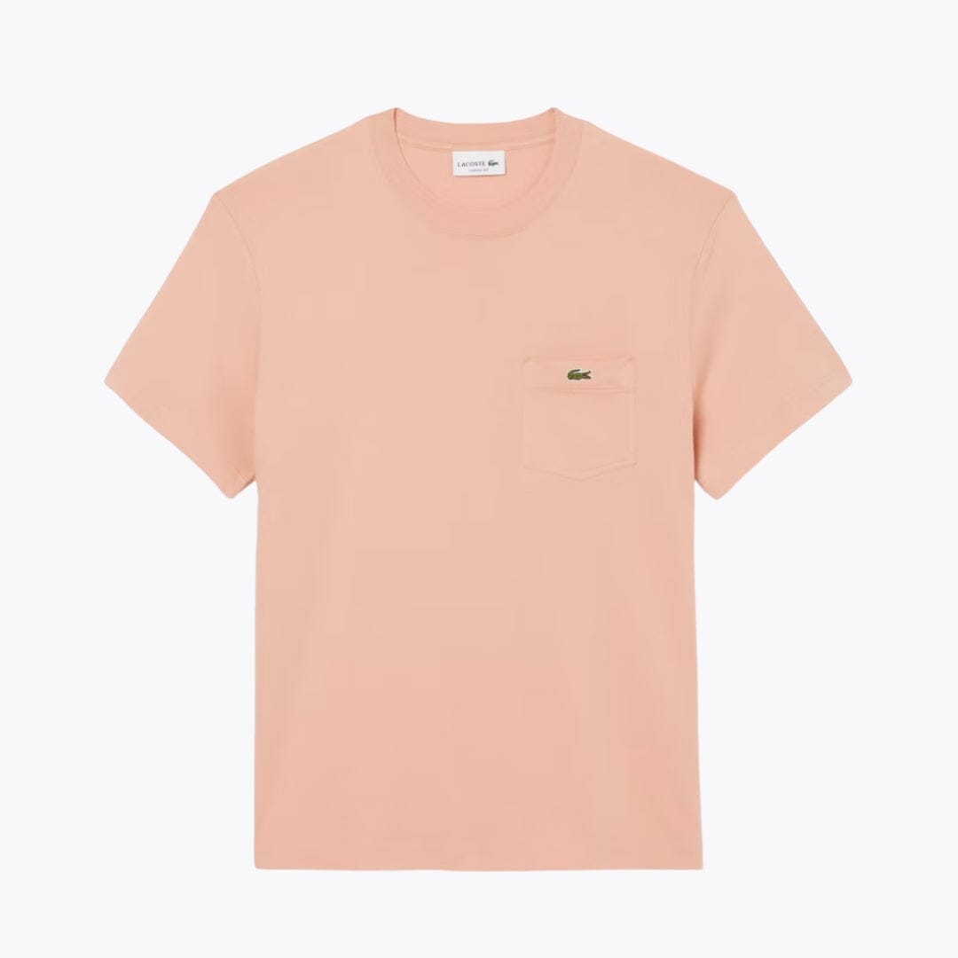 Camiseta de algodón L.C. con bolsillo en el pecho