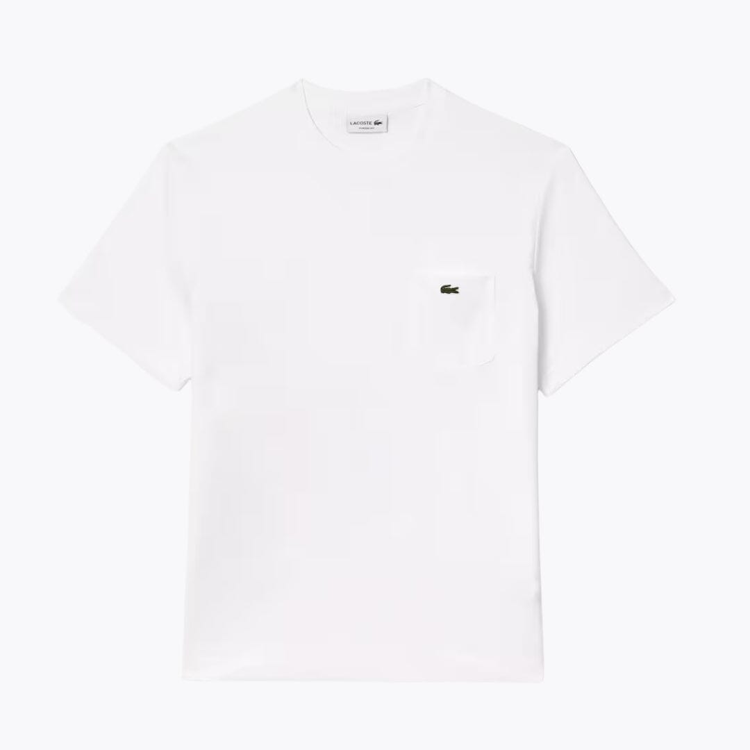Camiseta de algodón L.C. con bolsillo en el pecho