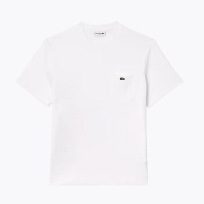Camiseta de algodón L.C. con bolsillo en el pecho
