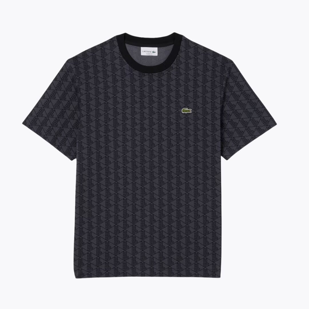 Camiseta de punto con monograma L.C