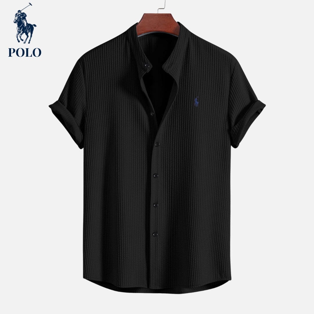 Camisa L.R Polo con cuello Hampton