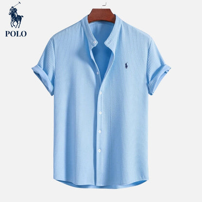Camisa L.R Polo con cuello Hampton