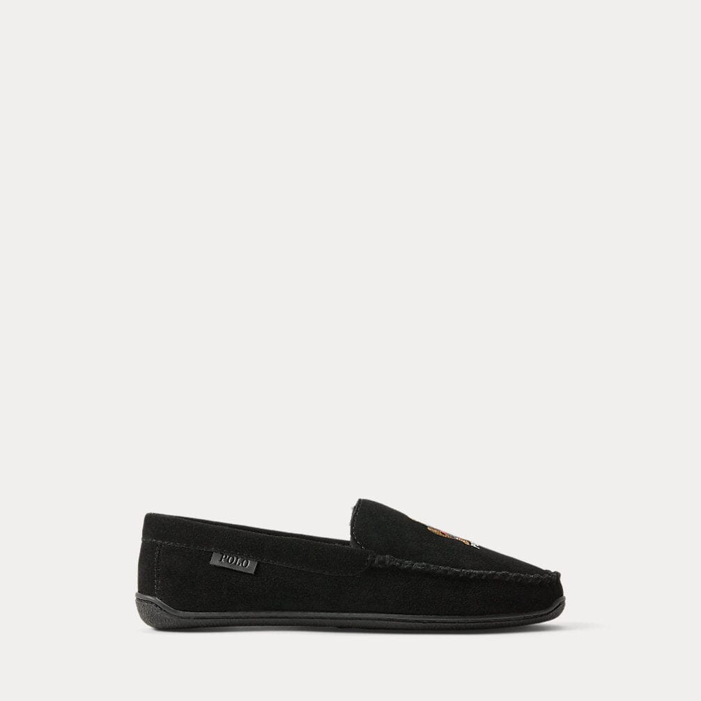 Mocasín de ante con oso polo L.R Brenan