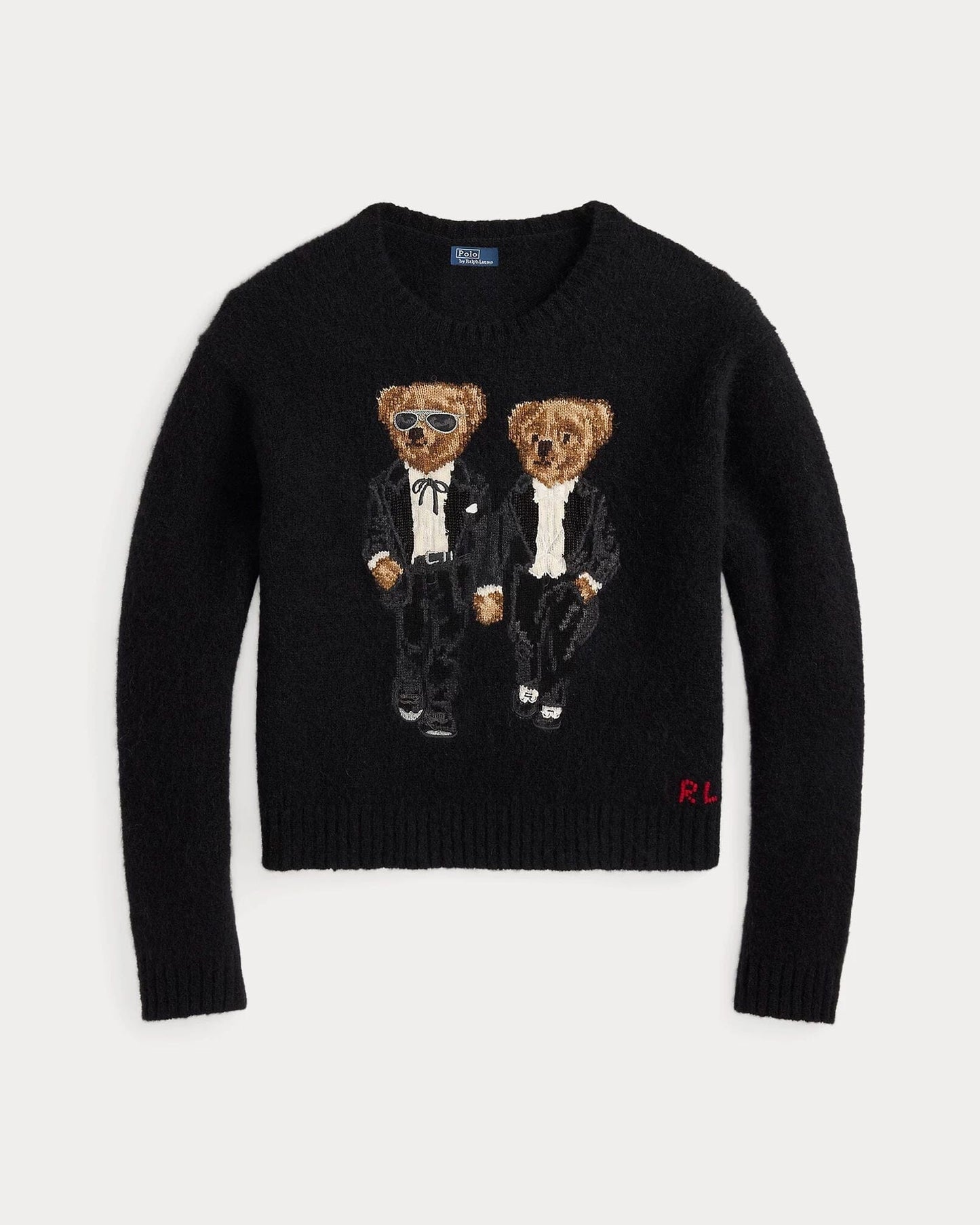 R.L The Ralph & Ricky Tuxedo Bear Sweater