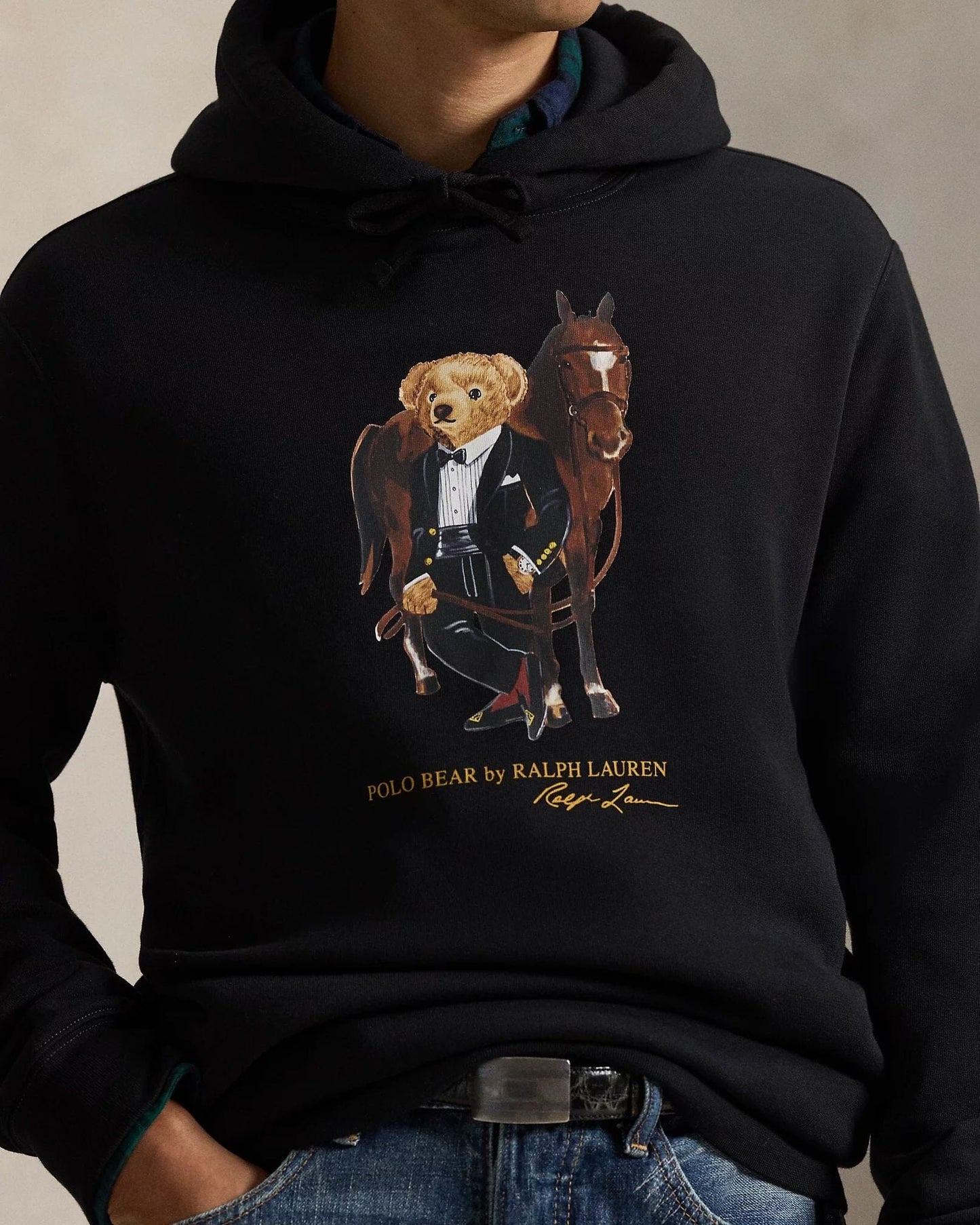 Sudadera polar con capucha Polo Bear L.R